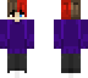 half red haired boy