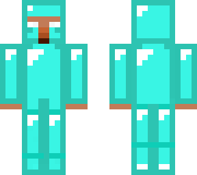 herobrine with sspecial diamond armour