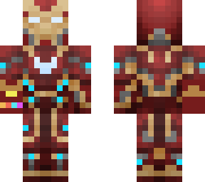 iron man with nano gauntlet