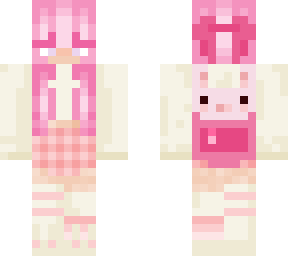 light pink matching girl skin