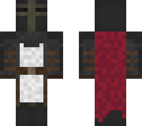 medieval knight (w/ cape)