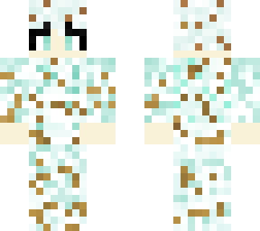 mint chocolate ice cream person