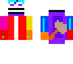 mix of some aphmau characters and a wight null hoody down but op