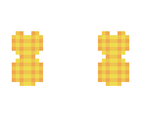 ob - yellow & orange checkered dress