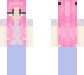 pink hair girl