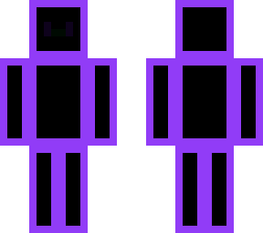 purple outlined dude