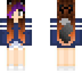 purple wolf girl