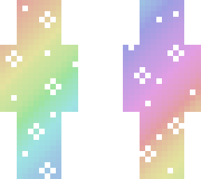 rainbow gradient skin