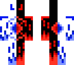 red and blue demon