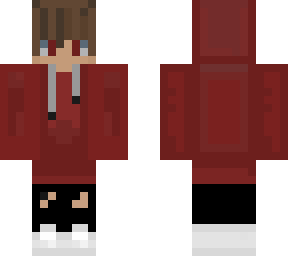 red hoodie boy