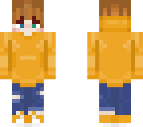 yellow hoodie boy