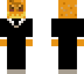 young pumpkin man in suit