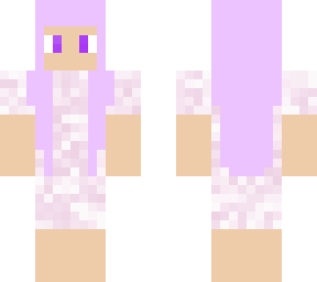 aesthetic purple hair girl