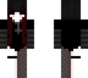 black & red girl