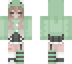 blonde frog girl