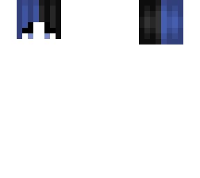 blue and black hair base male