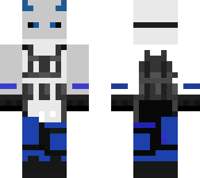 blue fire demon