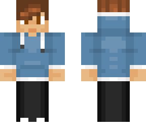 blue hoodie boy