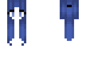 blue sea ponytail hair base female