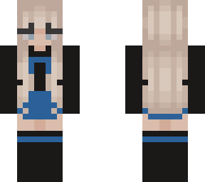 blue version of maid outfit (floasian)
