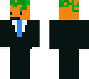 carrot suit (blue tie)