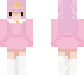 chibi girl pink matching with my bsf