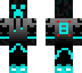 creeper black and cyan