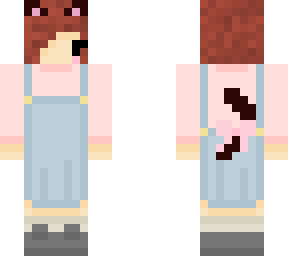 dress overalls model