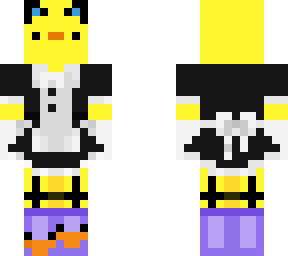 emo maid duck kitty ears socks