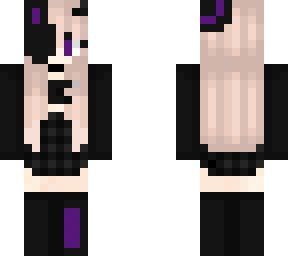 ghost girl purple