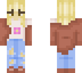 girl in brown jacket