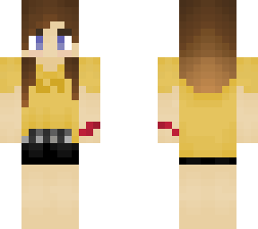 girl with yellow shirt