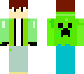 green gamer skin