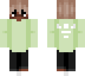 green hoodie