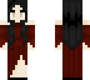 lady dressed in red