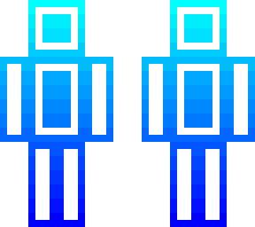 light blue to blue fade. (with holes :)]