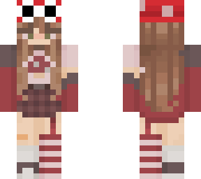 mushroom girl with clout goggles