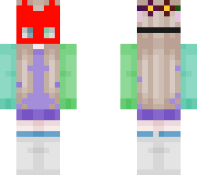 my skin with a fox mask