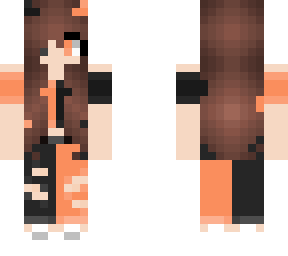 orange and black devil