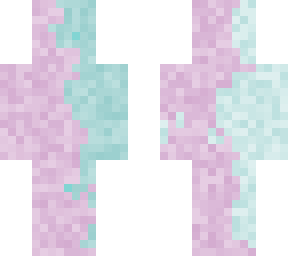 pink blue icy