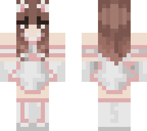 pink cat girl<3