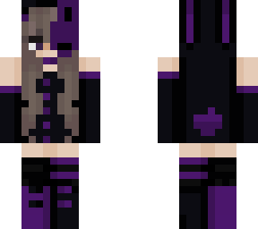 purple bunny mask