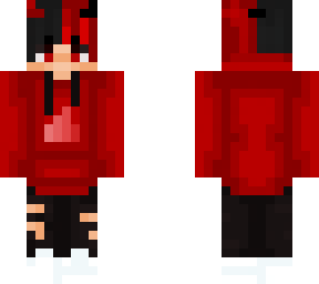 red and black emo boy