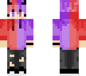 red and purple