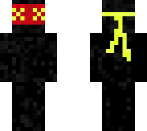 red and yellow cross mask