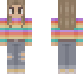 retro rainbow without the belly showing