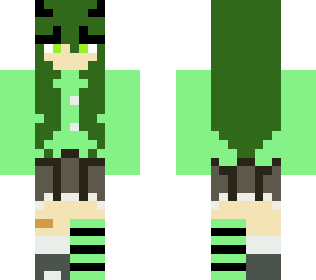 slime themed girl