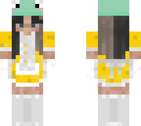 yellow maid girl skin