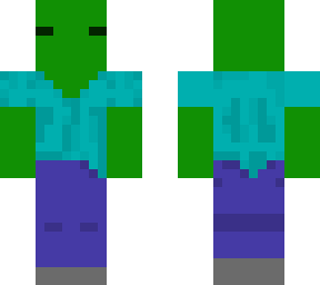 zombie outer layer with steve body