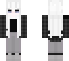 albino girl w earrings